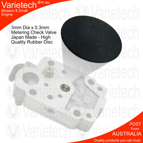 Metering Check Valve Disc suits most rotary type carburetor.