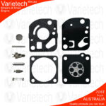 KRX-1 RUIXING H142 Gasket & Diaphragm Kit Fits Ryobi RLT30CD, RLT30CDN, Homelite