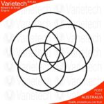5pcs Victa 2-Stroke Starter Crankcase O-ring