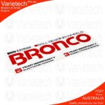 Victa Vintage "BRONCO" Cowling Decal Repro Suits Victa Bronco