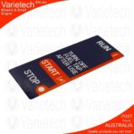 Vintage Victa PT Early Model Throttle Air Filter Decal Reproduction