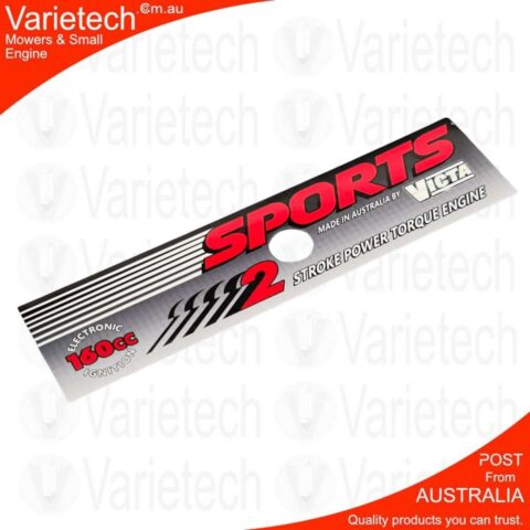 Victa Vintage "SPORTS" Cowling Decal