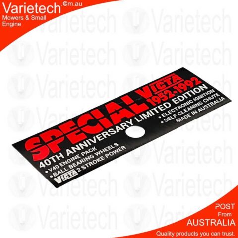 Victa Vintage "SPECIAL 40th Anniv 1952-1992" Cowling Decal