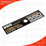 Victa Vintage "PROFESSIONAL 550" Cowling Decal