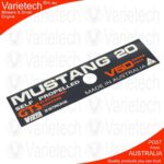 Victa Vintage "MUSTANG 20 V50" Cowling Decal