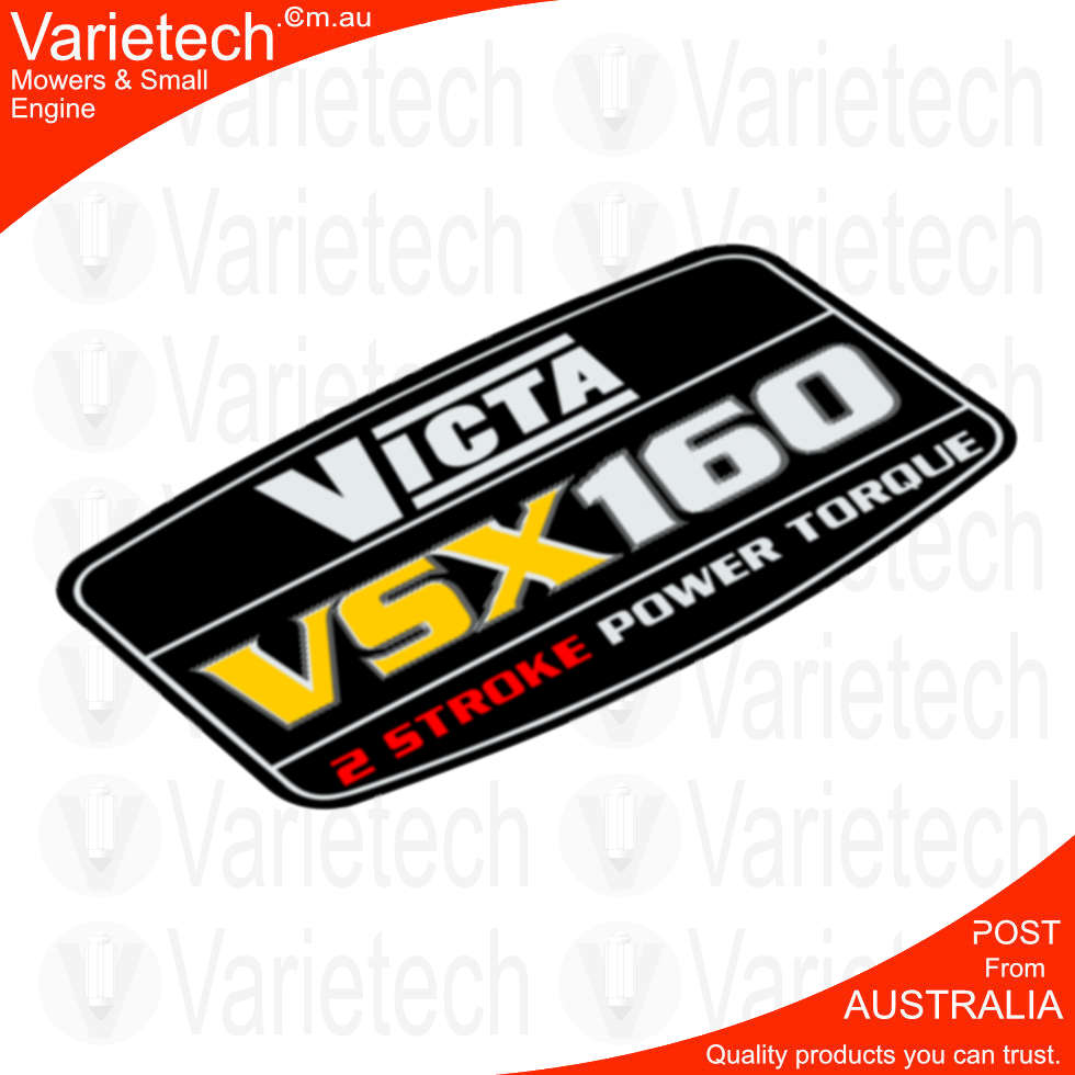 Victa Vintage "VSX160 Early Model" Cowling Decal