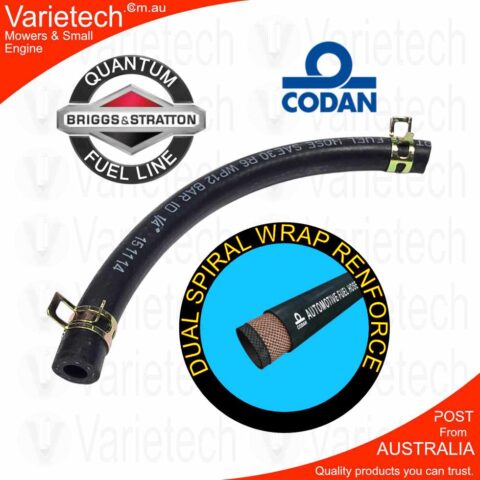 Briggs Quantum Engine Replacement Fuel Hose With Clips