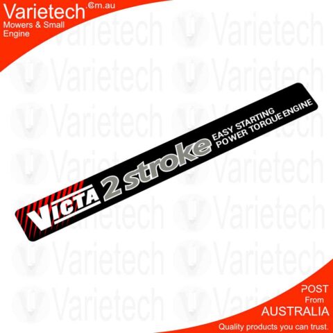 Vintage Victa "Deluxe Cowling 2-Stroke Easy Starting" Cowling Decal
