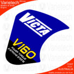 Victa Vintage "Power Torque V160 Blue" Cowling Decal