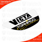Victa Vintage "Tornado Mulch Or Catch" Front Deck Decal